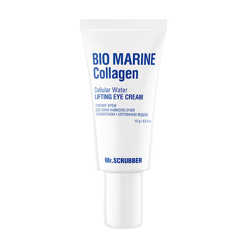 Ліфтинг крем для шкіри навколо очей Mr.Scrubber Bio Marine Collagen Cellular Water Lifting Eye Cream з колагеном і клітинною водою, 15 г